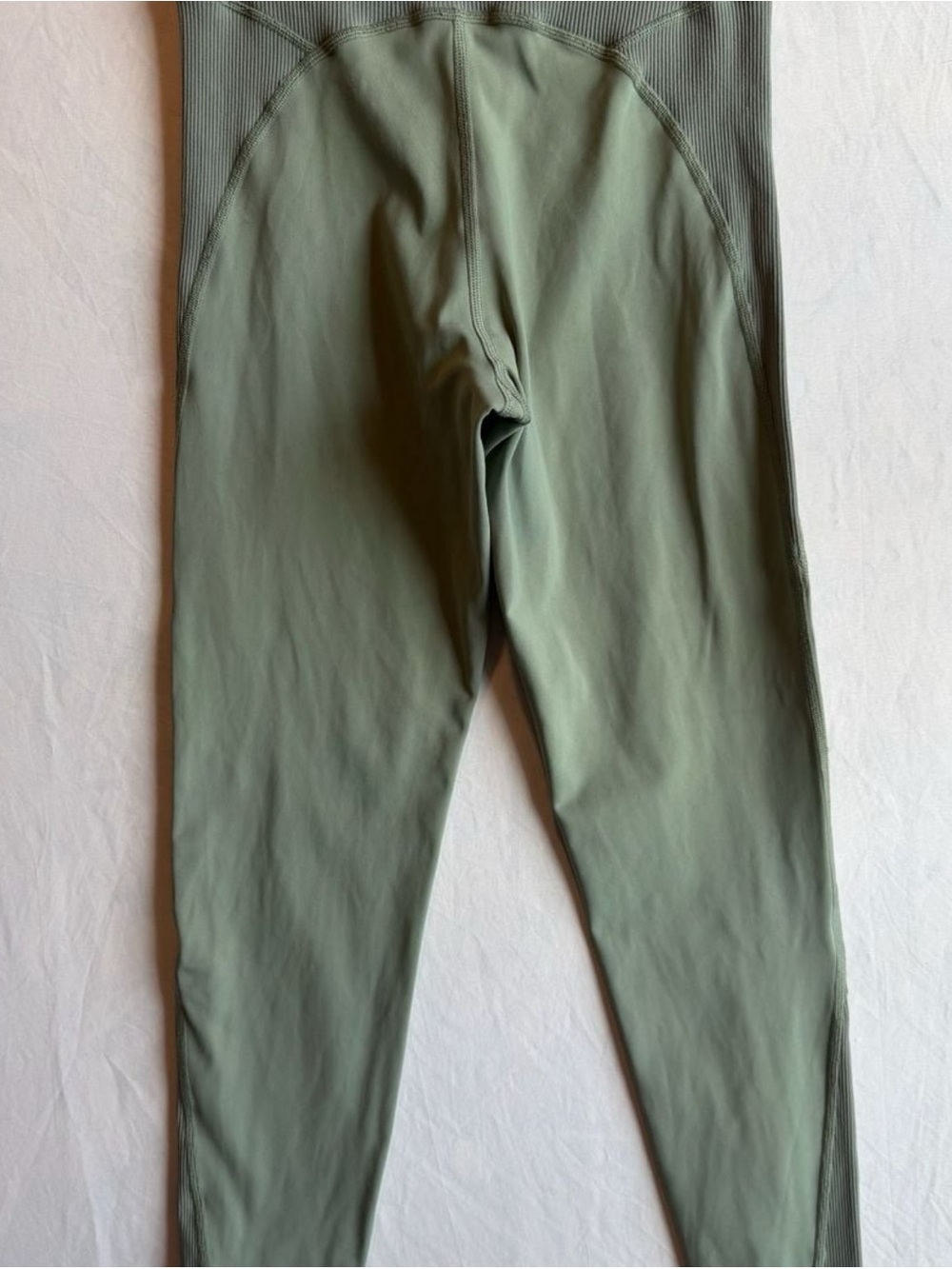 aerie Olive Green High-Waist Kids Leggings - Picture 2 of 4